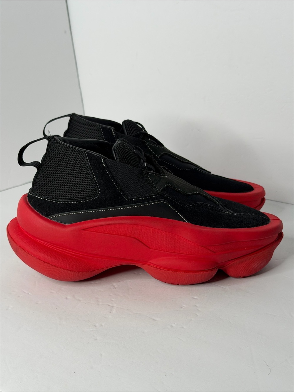 Pyer Moss x Reebok Sculpt 1 Black Primal Red sneakers shoes